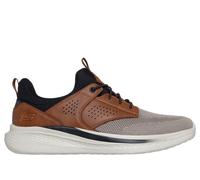 Skechers Uomo Relaxed Fit: Slade - Breyer Sneaker in Marrone/Ocra, Taglia 42, Vegan