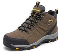 Skechers Uomo Relment Pelmo Boots, Khaki Suede, 50.5 EU