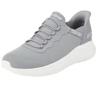 Skechers Uomo Scarpe da Ginnastica Hands-Free Slip-in Bobs Squad Chaos Daily Hype, Gray Knit, 40 EU