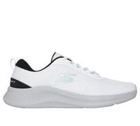Skechers Uomo Skech-Lite Pro 2.0 - Berrix Sneaker in Bianco/Nero, Taglia 43, Vegan, Lavabile in lavatrice