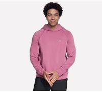 Skechers Uomo SKECHCLOUD Elevate felpa con cappuccio in Bordeaux, Taglia Largo