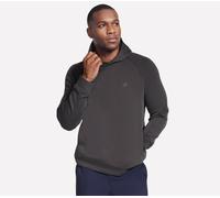 Skechers Uomo SKECHCLOUD Elevate felpa con cappuccio in Nero/Carbone, Taglia Piccolo