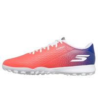 Skechers Uomo SKX_2 Club Scarpe da Calcio per Turf, White/Blue/Pink, 47 EU