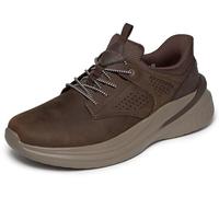 Skechers Uomo Slade 2.0 Encore Sneaker, Cocoa Leather Mesh Synthetic, 48.5 EU