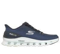 Skechers Uomo Slip-ins: Arch Fit Glide-Step Pro Sneaker in Blu Navy Blue/Lime, Taglia 41, Vegan, Lavabile in lavatrice