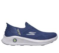 Skechers Uomo Slip-ins: Arch Fit GO WALK Anywhere - The Tourist Slip-On Shoes in Blu Navy Blue, Taglia 39.5, Vegan, Lavabile in lavatrice , Hyper Burs