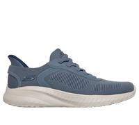 Skechers Uomo Slip-ins: BOBS Sport Squad Chaos - Solid Step Sneaker in Ardesia, Taglia 44, Vegan, Lavabile in lavatrice