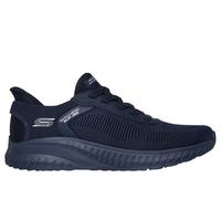 Skechers Uomo Slip-ins: BOBS Sport Squad Chaos - Solid Step Sneaker in Blu Navy Blue Scuro, Taglia 46, Vegan, Lavabile in lavatrice
