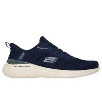 Skechers Uomo Slip-ins: Bounder 2.0 - Almir Sneaker in Blu Navy Blue/Verde, Taglia 39.5, Vegan