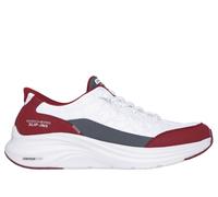 Skechers Uomo Slip-ins: Contour Foam - Cozy Fit Sneaker in Bianco/Bordeaux, Taglia 39.5, Lavabile in lavatrice
