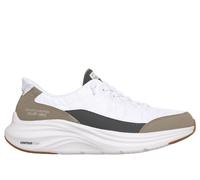 Skechers Uomo Slip-ins: Contour Foam - Cozy Fit Sneaker in Bianco/Talpa, Taglia 44, Lavabile in lavatrice