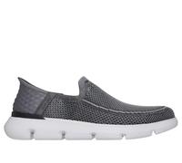 Skechers Uomo Slip-ins: Garza - Brent Sneaker in Carbone, Taglia 40, Vegan, Lavabile in lavatrice