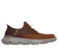 Skechers Uomo Slip-ins: Garza - Gervin Slip-On Shoes in Marrone, Taglia 44 Wide