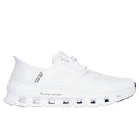 Skechers Uomo Slip-ins: Glide-Step Pro Sneaker in Bianco, Taglia 47.5, Vegan, Lavabile in lavatrice