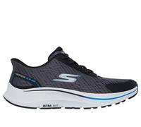 Skechers Uomo Slip-ins: GO RUN Consistent 2.0 - Worldview Sneaker in Carbone/Nero, Taglia 45.5, Lavabile in lavatrice
