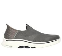 Skechers Uomo Slip-ins: GO WALK 7 - Easy On 2 Sneaker in Marrone, Taglia 43.5