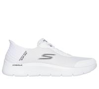 Skechers Uomo Slip-ins: GO WALK Flex - Hands Up Sneaker in Bianco, Taglia 46, Vegan, Lavabile in lavatrice