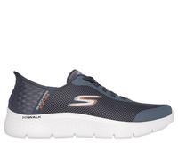 Skechers Uomo Slip-ins: GO WALK Flex - Hands Up Sneaker in Grigio, Taglia 48, Vegan, Lavabile in lavatrice