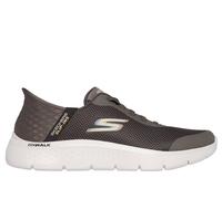 Skechers Uomo Slip-ins: GO WALK Flex - Hands Up Sneaker in Marrone, Taglia 47, Vegan, Lavabile in lavatrice