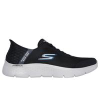 Skechers Go Walk Flex Up Hands Free Slip-ins, Scarpe da Ginnastica Uomo, Nero/Grigio, 46 EU