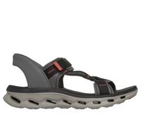 Skechers Uomo Slip-ins: GO WALK Glide-Step 2.0 Sandali - Gerry in Grigio/Rosso, Taglia 39.5, Vegan