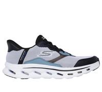 Skechers Uomo Slip-ins: GO WALK Glide-Step 2.0 - Zac Sneaker in Bianco/Nero, Taglia 40, Vegan, Lavabile in lavatrice