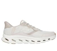 Skechers Uomo Slip-ins: GO WALK Glide-Step 2.0 - Zac Sneaker in Bianco, Taglia 43.5, Vegan, Lavabile in lavatrice