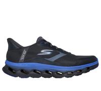 Skechers Uomo Slip-ins: GO WALK Glide-Step 2.0 - Zac Sneaker in Grigio/Blu, Taglia 48, Vegan, Lavabile in lavatrice
