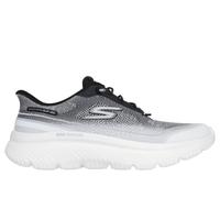 Skechers Uomo Slip-ins: GO WALK Max Cushioning - Zoltar Sneaker in Bianco/Nero, Taglia 47, Vegan, Lavabile in lavatrice , Hyper Burst
