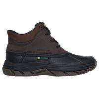 Skechers Uomo Slip-ins John Deere Waterproof Relaxed Fit: Respected - Swamper Shoes in Cioccolato/Nero, Taglia 42.5