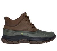 Skechers Uomo Slip-ins John Deere Waterproof Relaxed Fit: Respected - Swamper Shoes in Oliva/Marrone, Taglia 44