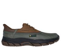 Skechers Uomo Slip-ins John Deere Waterproof: Respected - Tanzier Shoes in Oliva/Marrone, Taglia 43