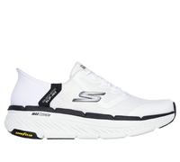 Skechers Uomo Slip-ins: Max Cushioning Premier 2.0 Sneaker in Bianco/Nero, Taglia 42, Vegan, Lavabile in lavatrice