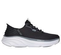 Skechers Uomo Slip-ins Relaxed Fit: D'Lux Vapor Sneaker in Nero/Carbone, Taglia 39.5, Vegan