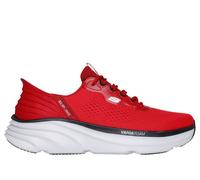 Skechers Uomo Slip-ins Relaxed Fit: D'Lux Vapor Sneaker in Rosso/Nero, Taglia 39.5, Vegan