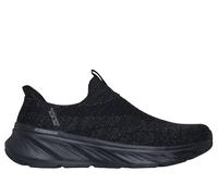 Skechers Uomo Slip-ins Relaxed Fit: Edgeride - Commissioner Sneaker in Nero, Taglia 47.5, Vegan, Lavabile in lavatrice