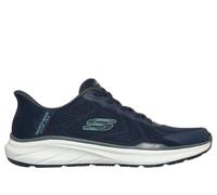 Skechers Uomo Slip-ins Relaxed Fit: Equalizer 6.0 - Durran Sneaker in Blu Navy Blue/Turchese, Taglia 47.5, Vegan, Lavabile in lavatrice