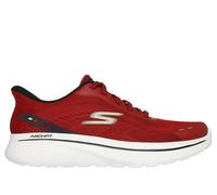 Skechers Uomo Slip-ins Relaxed Fit: GO WALK Arch Fit N-Joy - Nobend Sneaker in Rosso Scuro, Taglia 45.5, Vegan, Lavabile in lavatrice