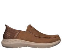 Skechers Uomo Slip-ins Relaxed Fit: Parson - Oswin Sneaker in Marrone Chiaro, Taglia 45