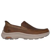 Skechers Uomo Slip-ins Relaxed Fit: Pollard - Osgood Shoes in Marrone Chiaro, Taglia 40