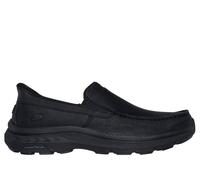 Skechers Uomo Slip-ins Relaxed Fit: Pollard - Osgood Shoes in Nero, Taglia 43