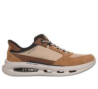 Skechers Uomo Slip-ins Relaxed Fit: Sloan - Remming Sneaker in Ocra/Marrone, Taglia 45