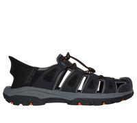 Skechers Uomo Slip-ins Relaxed Fit: Tresuomo - Norvick Sandali in Nero, Taglia 47.5