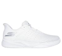 Skechers Uomo Slip-ins Relaxed Fit: Viper Court Reload Sneaker in Bianco, Taglia 41, Vegan, Lavabile in lavatrice , Arch Fit