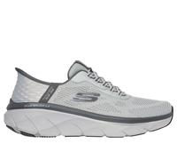 Skechers Uomo Slip-ins RF: D'Lux Walker 2.0 - Rezinate Sneaker in Grigio/Carbone, Taglia 48.5, Vegan