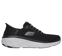 Skechers Uomo Slip-ins RF: D'Lux Walker 2.0 - Rezinate Sneaker in Nero/Grigio, Taglia 43, Vegan
