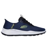 Skechers Uomo Slip-ins RF: Equalizer 5.0 - Standpoint Sneaker in Blu Navy Blue/Lime, Taglia 40, Vegan