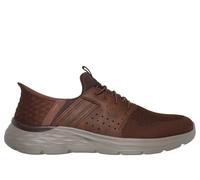 Skechers Uomo Slip-ins RF: Garner - Newick Shoes in Marrone, Taglia 43, Vegan