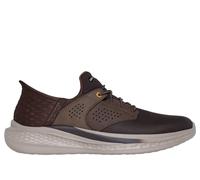 Skechers Uomo Slip-ins RF: Slade - Macklin Sneaker in Cioccolato, Taglia 48.5