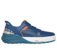 Skechers Uomo Slip-ins Snoop Dogg: Sizzle - Snoop Sizzle Toke Slip-ins Sneaker in Blu Navy Blue, Taglia 42